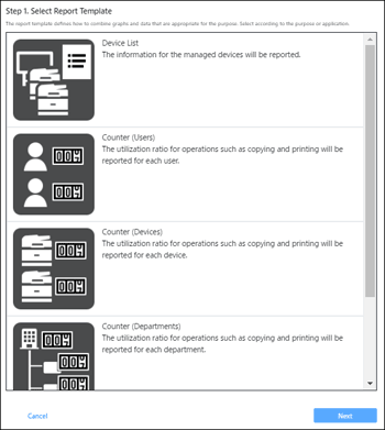 Application screen illustration