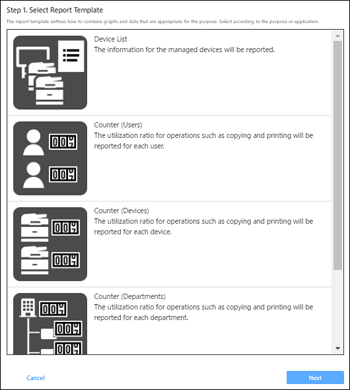 Application screen illustration